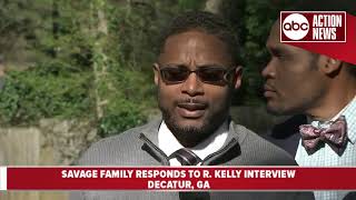 Jocelyn Savages family holds press conference to address R Kelly interview [upl. by Buehler]