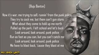 2Pac amp The Notorious BIG  Runnin from tha Police ft Dramacydal Stretch amp Buju Banton Lyrics [upl. by Analed]