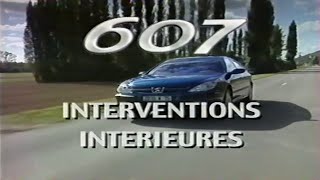 Peugeot 607  Interventions intérieures [upl. by Eikcaj575]