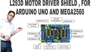 L293D Motor Drive Shield for Arduino Uno Mega2560 [upl. by Wurster531]