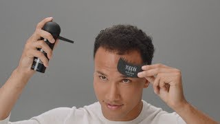 Demo How to use Toppik to Conceal areas of Hair Loss and Thinning [upl. by Nicholas]