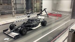 FIRST LOOK Formula 1’s 2021 car in the wind tunnel [upl. by Lj]