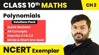 Class 10 Maths Unit 2 Ex 21 amp 22 NCERT Exemplar  Quick RevisionAll MCQs ampShort Ans Ques 202223 [upl. by Marielle]