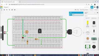 Transistores con Tinkercad [upl. by Firehs]