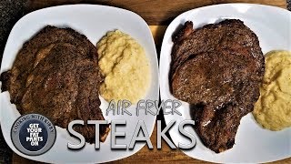 Air Fryer Rib Eye Steak Experiment  Nuwave Brio 10 Quart [upl. by Aicenek]