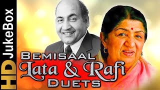 Bemisaal  Lata amp Rafi Duets Jukebox  Best Old Hindi Jukebox  Special Evergreen Hindi Songs [upl. by Kilam]