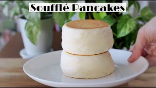 Fluffy Japanese Souffle Pancakes Recipe  Extended version with tutorial [upl. by Cavill]