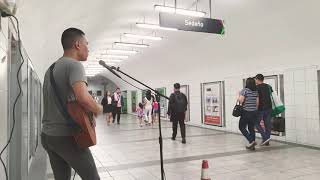 Songbird  Oasis Acoustic Cover  Makati Live Busking [upl. by Eisteb]