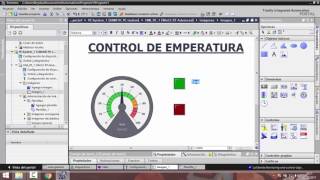 TUTORIAL Control de Temperatura WinCC  TIA Portal V13 [upl. by Einnel]