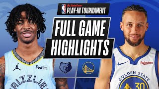 GRIZZLIES at WARRIORS  FULL GAME HIGHLIGHTS  May 21 2021 [upl. by Bland]