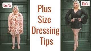 Style guide for plus size  Dressing tips Dos and Donts UPDATED 2019 [upl. by Aihcrop]