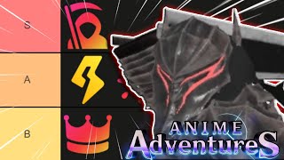 Trait Tier List  Anime Adventures [upl. by Ariec98]