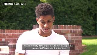 TV Exclusive Marcus Rashford explains why he wants a uturn over ending free school meals [upl. by Athalia560]