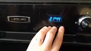 How to change the time on Leisure Range Cooker [upl. by Moore]