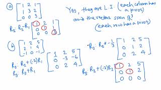 Linear Algebra Check if a set is a basis of R3 [upl. by Grim968]