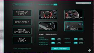 Nacon Revolution Pro Controller How to Software Einstellungen und Übersicht [upl. by Ahseina]