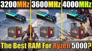 3200MHz vs 3600MHz vs 4000MHz  Best RAM for Ryzen 5000 [upl. by Lukin849]