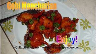 Gobi Manchurian Recipe Video  Cauliflower Manchurian Video Recipe by Bhavna [upl. by Hepsiba547]