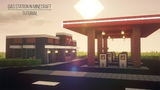 How to make a gas station in Minecraft Tutorial [upl. by Coleman]