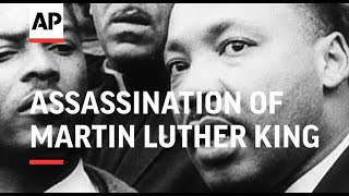 Assassination of Martin Luther King  Movietones Report  1968 [upl. by Eelyahs105]