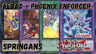 YuGiOh BEST Springans Albaz Deck Profile January 2022 [upl. by Annaear526]