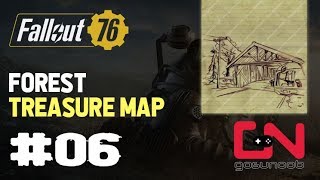 Fallout 76  Forest Treasure Map 06 Location [upl. by Amsirhc]