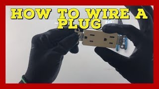 How to wire a plug  Duplex Receptacle  The Electrical Guide [upl. by Bunch]