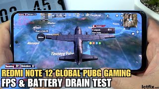 Xiaomi Redmi Note 12 PUBG Mobile Gaming test  Snapdragon 685 120Hz Display [upl. by Vincents]