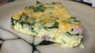 Easy and Delicious Crustless Quiche Recipe [upl. by Aicinet]