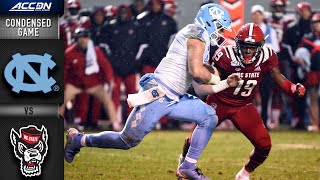 North Carolina vs NC State Condensed Game  ACC Football 201920 [upl. by Uball538]