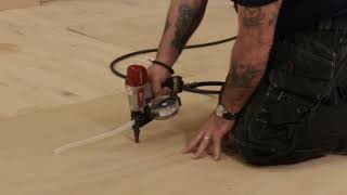 Hanson SP101 Flooring Plywood Installation Tutorial [upl. by Ailisab249]