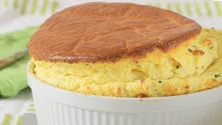 Cheese Soufflé Recipe Demonstration  Joyofbakingcom [upl. by Ikram]