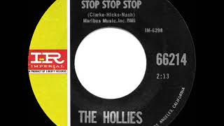 1966 HITS ARCHIVE Stop Stop Stop  Hollies mono 45 [upl. by Ahsiyk631]