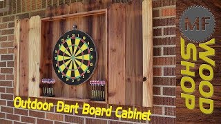 Outdoor Dart Board Cabinet [upl. by Rimahs]