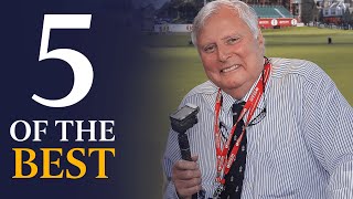 Peter Alliss  Five Of The Best Commentary Moments [upl. by Anerbes]