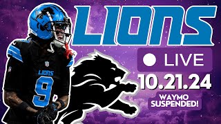 Detroit Lions EMERGENCY LIVE Jameson Williams Suspended [upl. by Meade734]