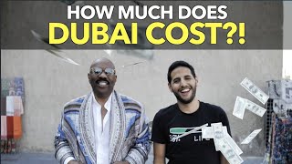 How Much Does Dubai Cost Getting 2 meals with Steve Harvey [upl. by Waring]