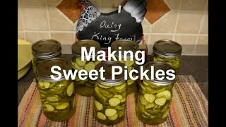 Making Sweet Pickles Right From Our GARDEN [upl. by Slifka346]