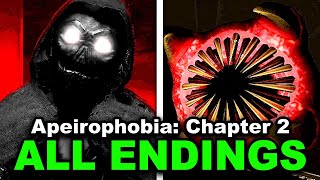 Apeirophobia Chapter 2  ALL Endings Roblox Showcase [upl. by Hartnett]