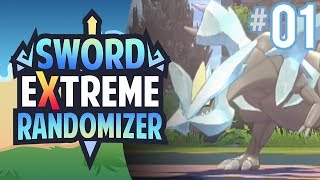 EXTREME ALREADY  Pokemon Sword EXTREME Randomizer Episode 1 [upl. by Sibell405]