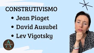 CONSTRUTIVISMO Jean Piaget David Ausubel y Lev Vigotsky  CONSTRUTIVISM Piaget Ausubel Vygotsky [upl. by Salazar]