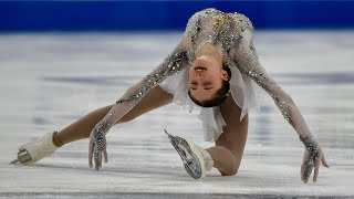 14yearold Isabeau Levito slays audience places 4th in short program at US Championships [upl. by Junno]