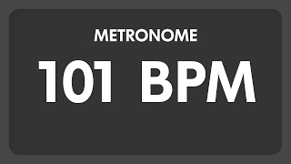 101 BPM  Metronome [upl. by Gerti129]