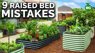 9 Beginner Raised Bed Garden Mistakes to Avoid [upl. by Nnylaj893]