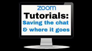 Where did my Zoom chat save and how to save it [upl. by Breed]