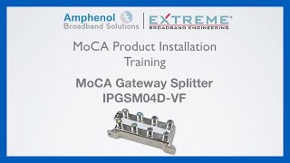 MoCA Gateway Splitter IPGSM04D [upl. by Ahseital847]