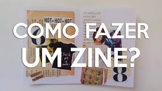 Como fazer um Fanzine  Zine  ideias de como preencher  Natxhypy [upl. by Ladnar]