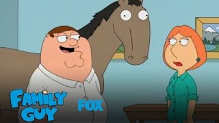 The Brain Damaged Horse  Season 7  FAMILY GUY [upl. by Essined]