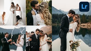 How to edit TIMELESS wedding photos FAST Lightroom Editing Tutorial  Natural  Beautiful Presets [upl. by Ebbarta]