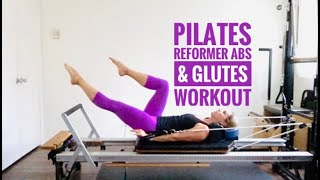 Intermediate Pilates Reformer Glutes amp Abs [upl. by Ecirum]